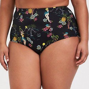 Torrid - Hula Girl High Waist Swimsuit Bottom